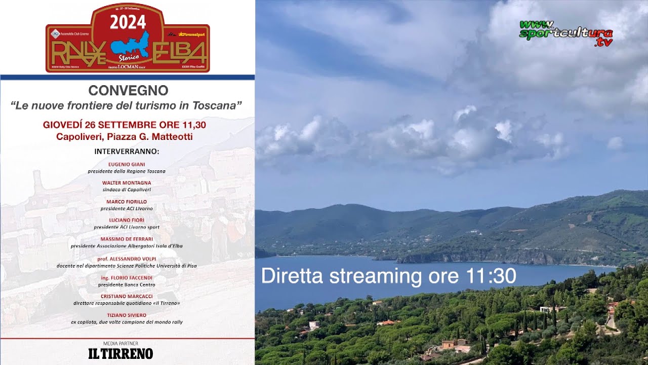 Le nuove frontiere del turismo in Toscana | Live Video